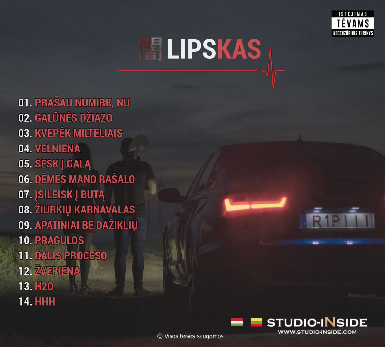 Lipskas - HHH (2019 Albumas, Galas)